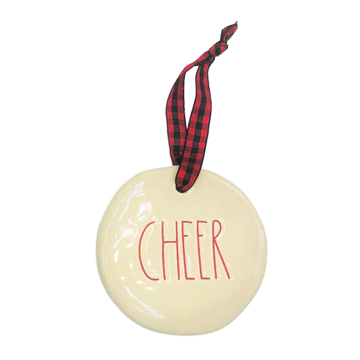 Rae Dunn CHEER Ornament Christmas Dunn Directory