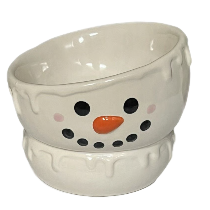 Rae Dunn SNOWMAN Bowl Winter Dunn Directory