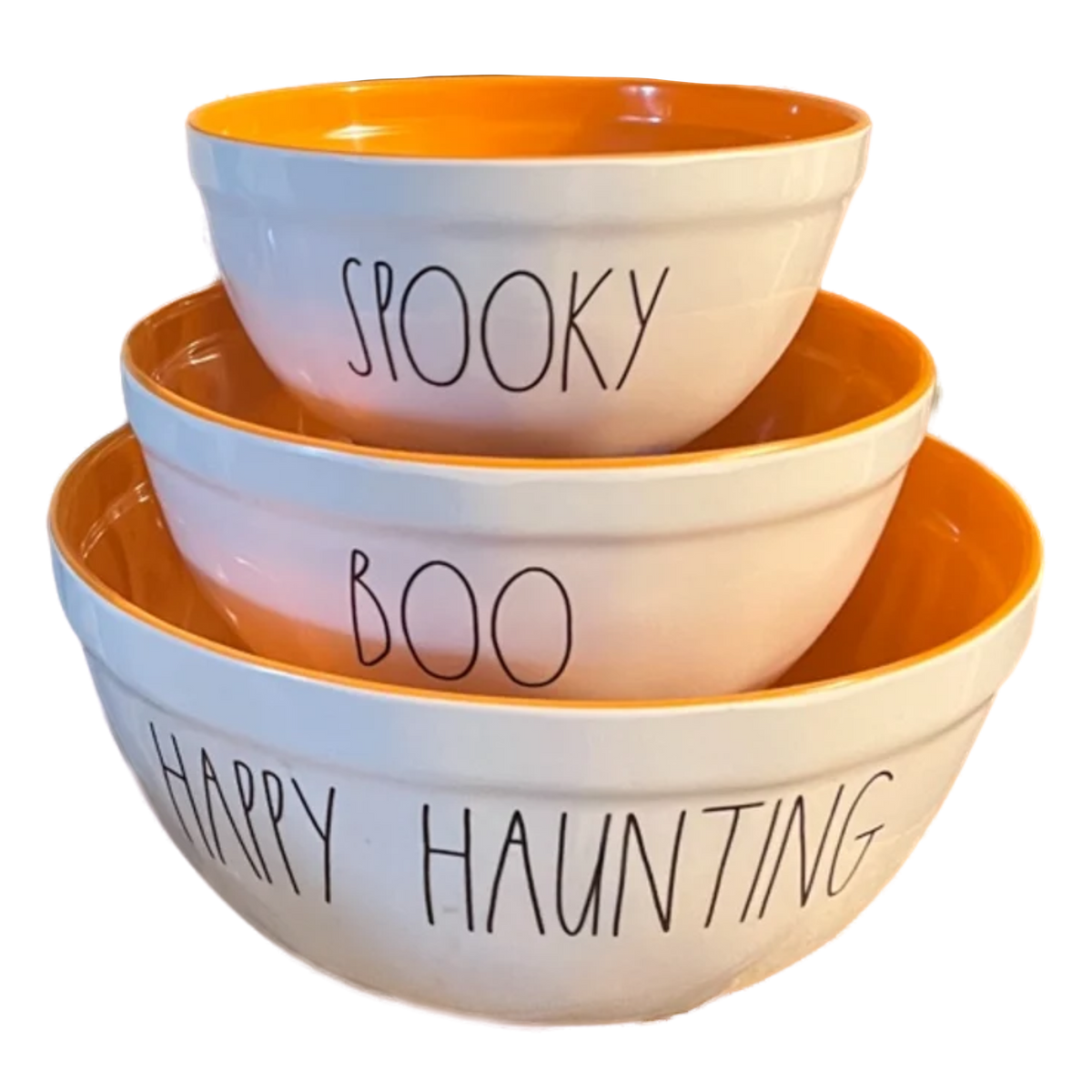 Rae Dunn SPOOKY 2024 SNACKS Large Bowl