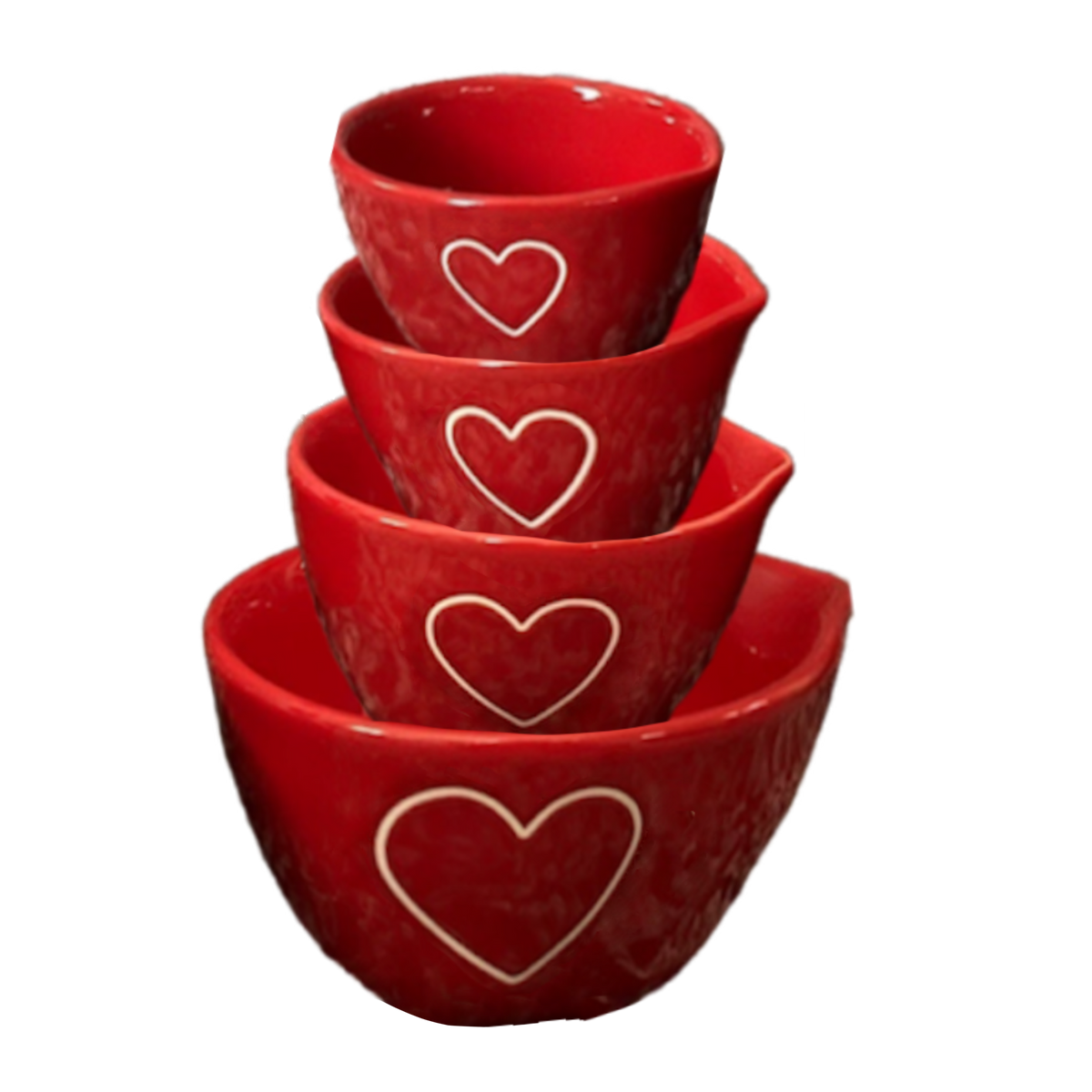 Rae Dunn PINK HEART Measuring Cups – Dunn Directory