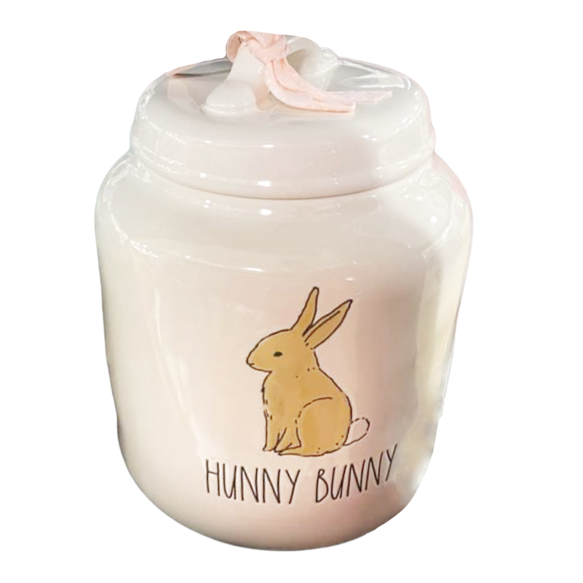 Rae Dunn BUNNY TREATS store blanket & TREATS canister with carrots + 2 BUNNY BAIT mugs