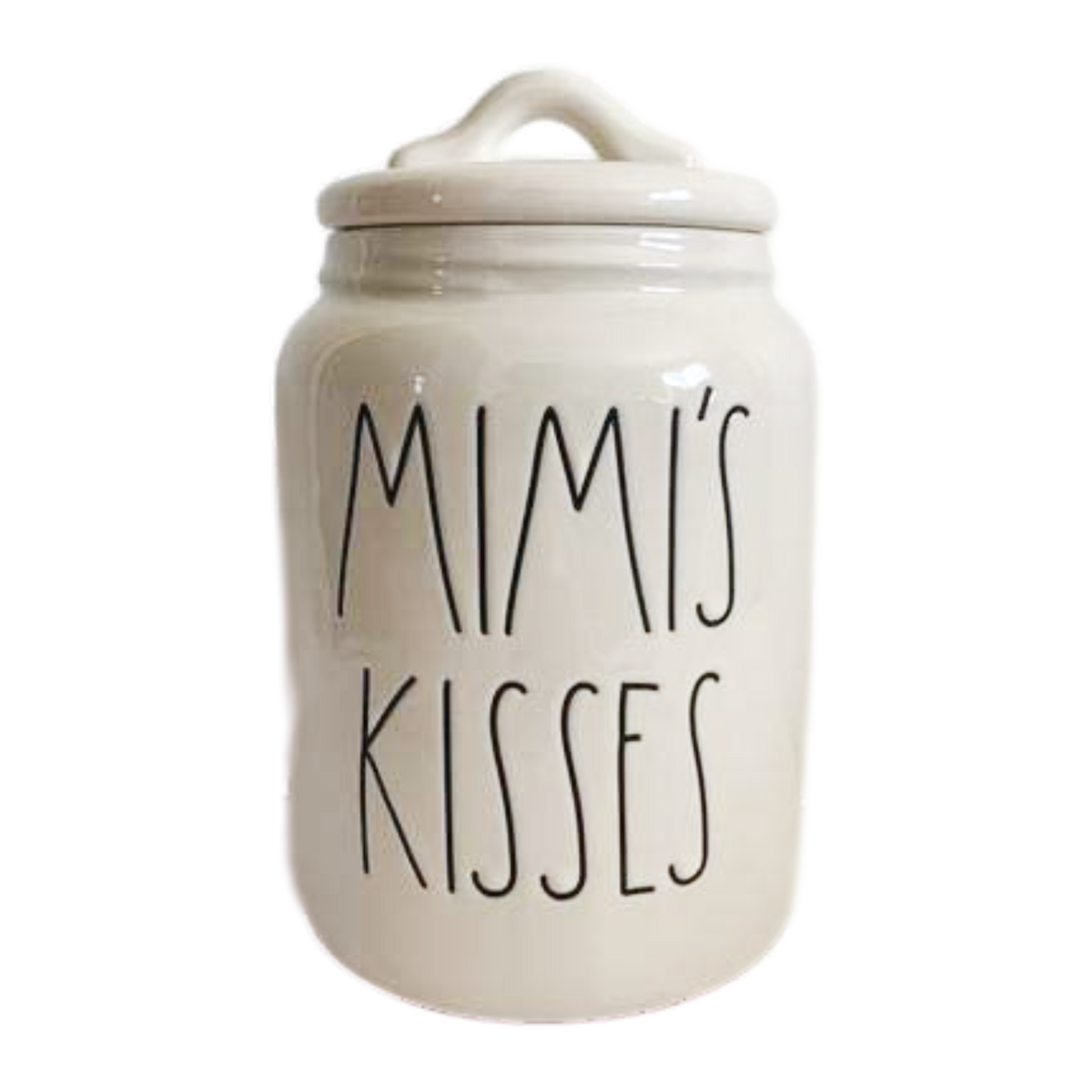 Rae Dunn MIMI'S KISSES Canister Grandma Dunn Directory