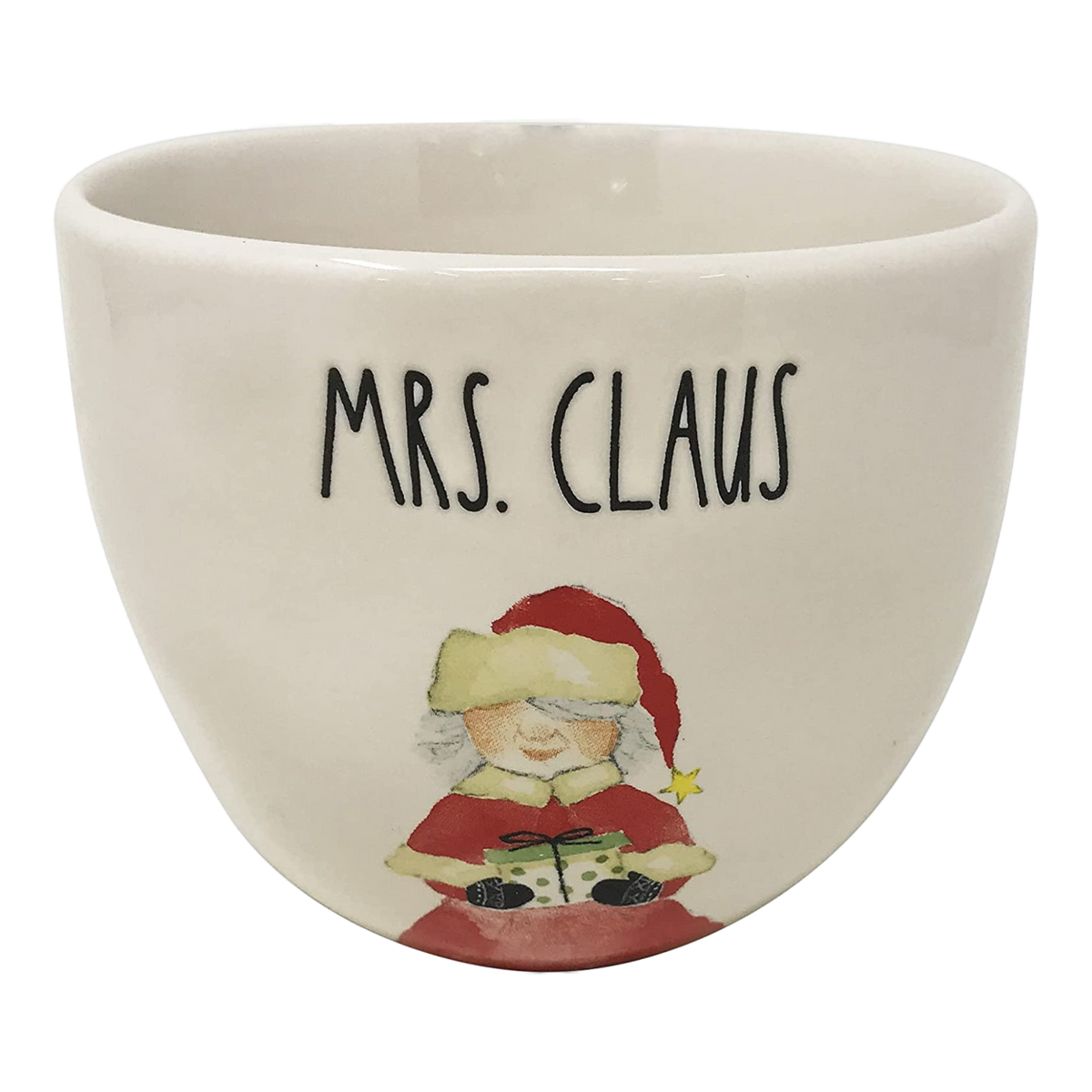 Rae Dunn MRS. CLAUS Bowl Christmas Dunn Directory