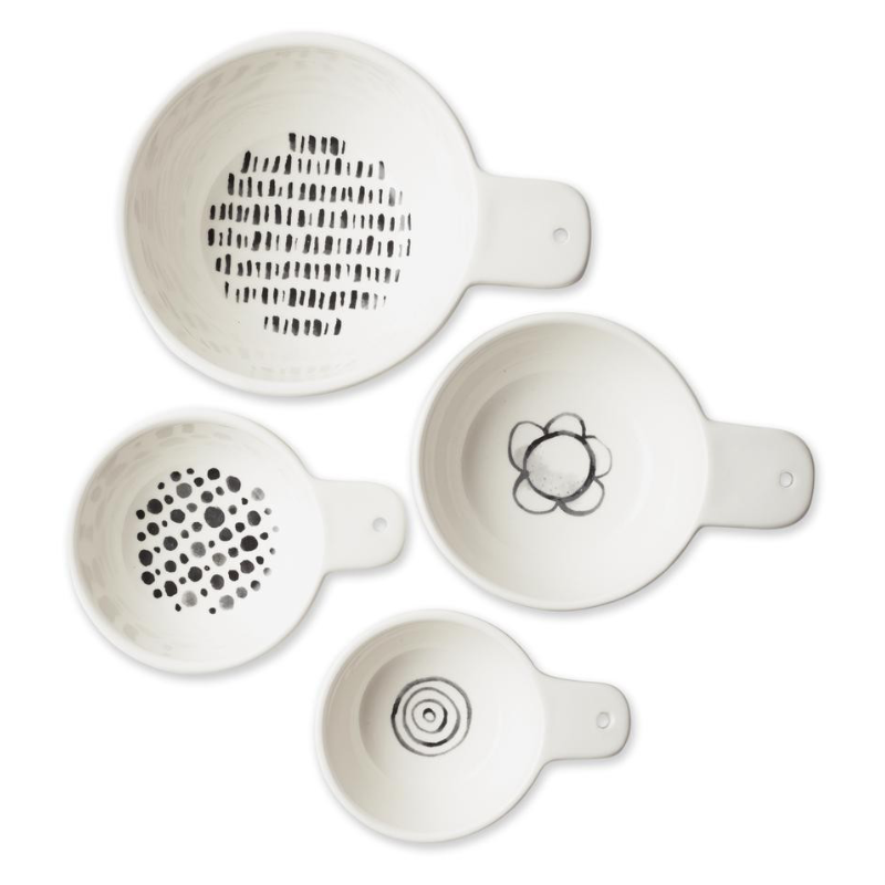 Rae Dunn Stem Print Measuring Cups