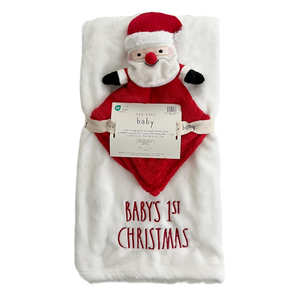 BABY'S 1ST CHRISTMAS Baby Blanket Set