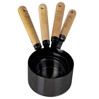 3 PC Wood Risers Set Compatible with Rae Dunn Measuring Cups | Measuring  Cups NOT Included | Stand Riser Inserts