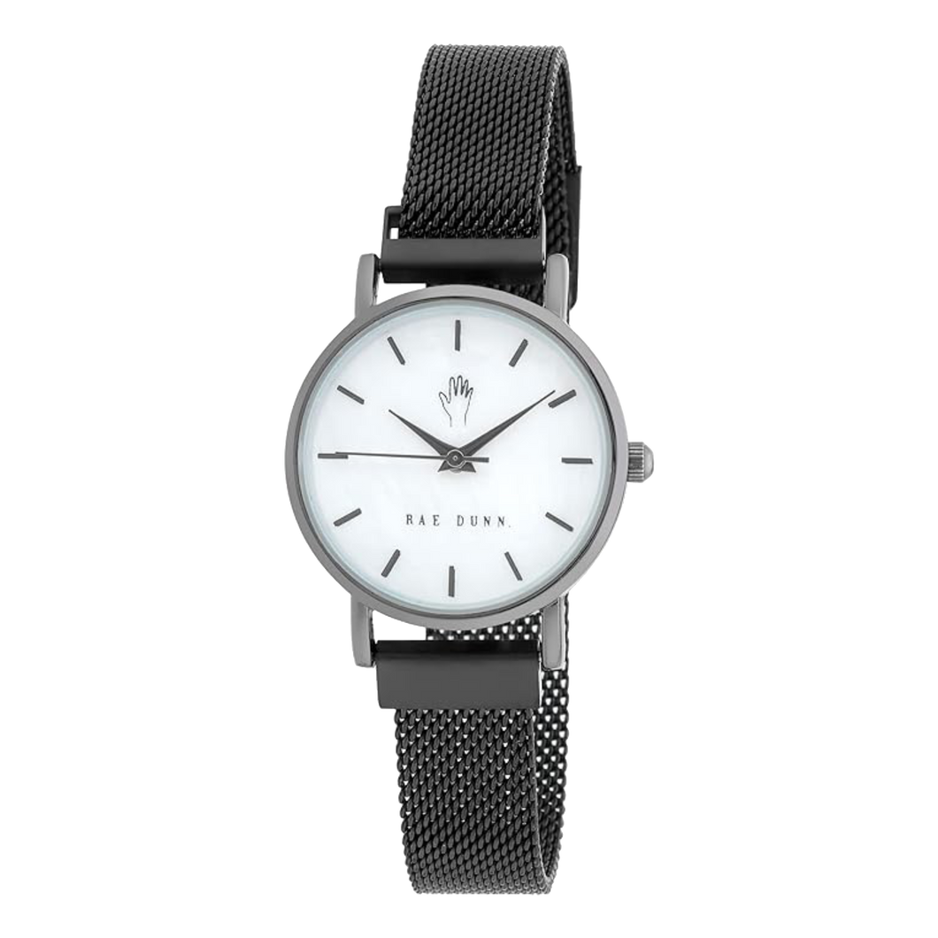 ROUND FACE Mesh Watch