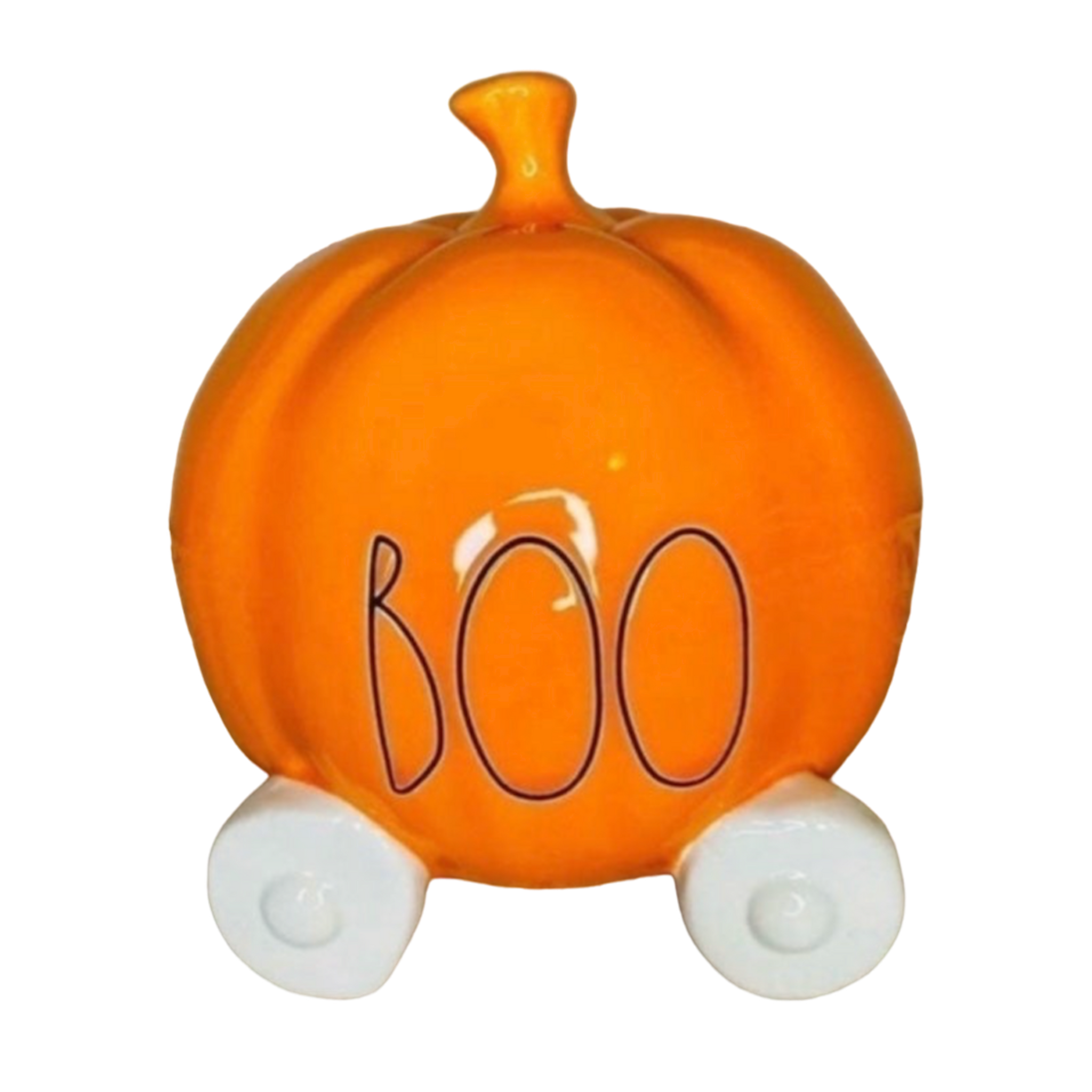 EXTRA LARGE 2018 OG Rae Dunn BLESSED Ceramic top Figural Pumpkin