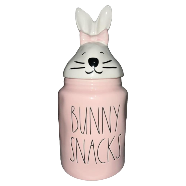 ⭐️ RAE DUNN outlet EASTER GOME COOKIE JAR & BUNNYCANISTER.⭐️