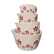 Load image into Gallery viewer, WHITE PEPPERMINT Measuring Cups
