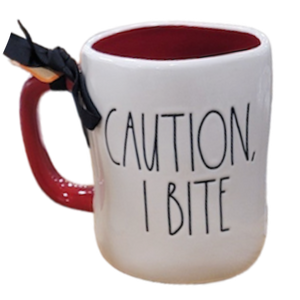 CAUTION, I BITE Mug ⤿