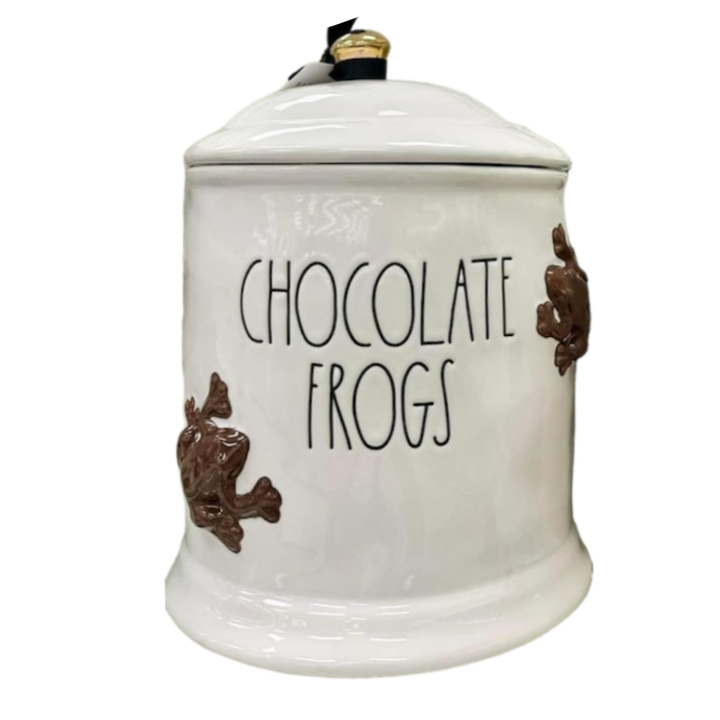 Rae Dunn CHOCOLATE FROGS Canister | Harry Potter – Dunn Directory