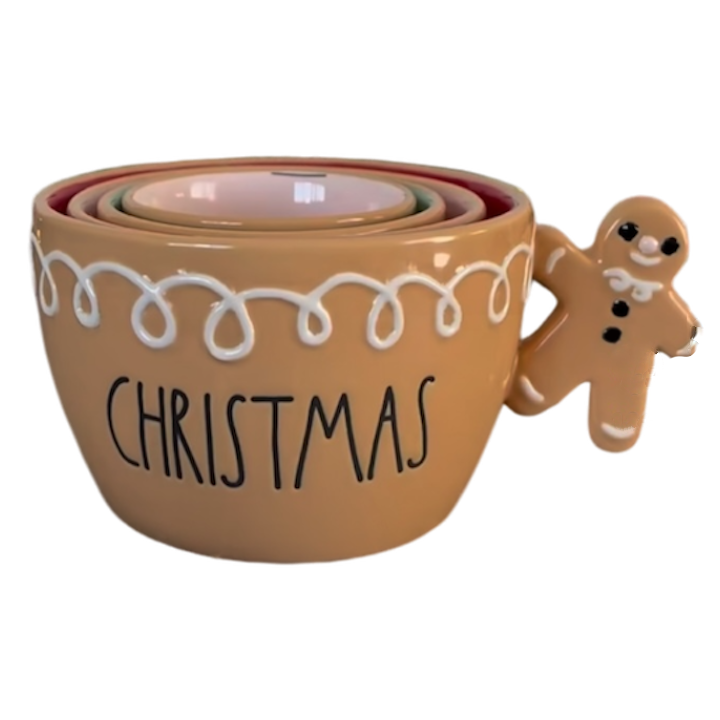 GINGERBREAD Teacup Measuring Cups