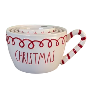 CANDY CANE Teacup Measuring Cups