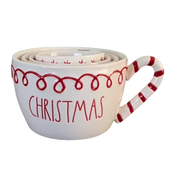 CANDY CANE Teacup Measuring Cups