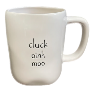 CLUCK OINK MOO Mug ⤿