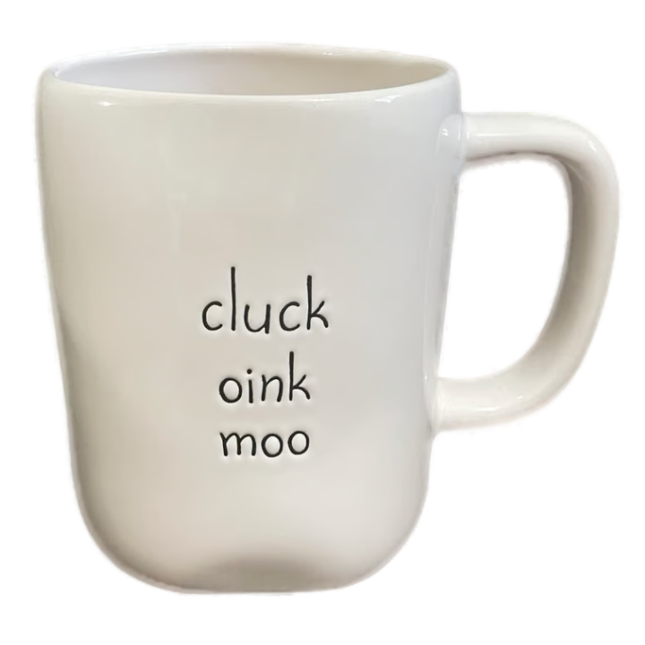 CLUCK OINK MOO Mug ⤿