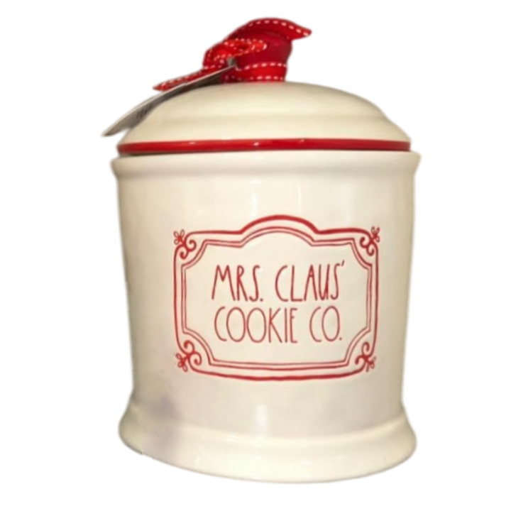 MRS. CLAUS' COOKIE CO. Canister