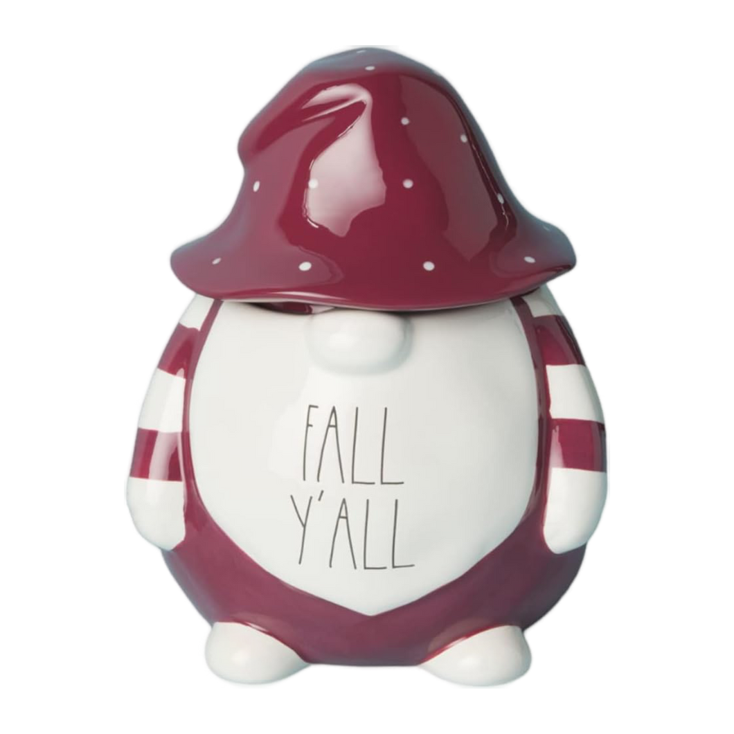 FALL Y'ALL Gnome Canister