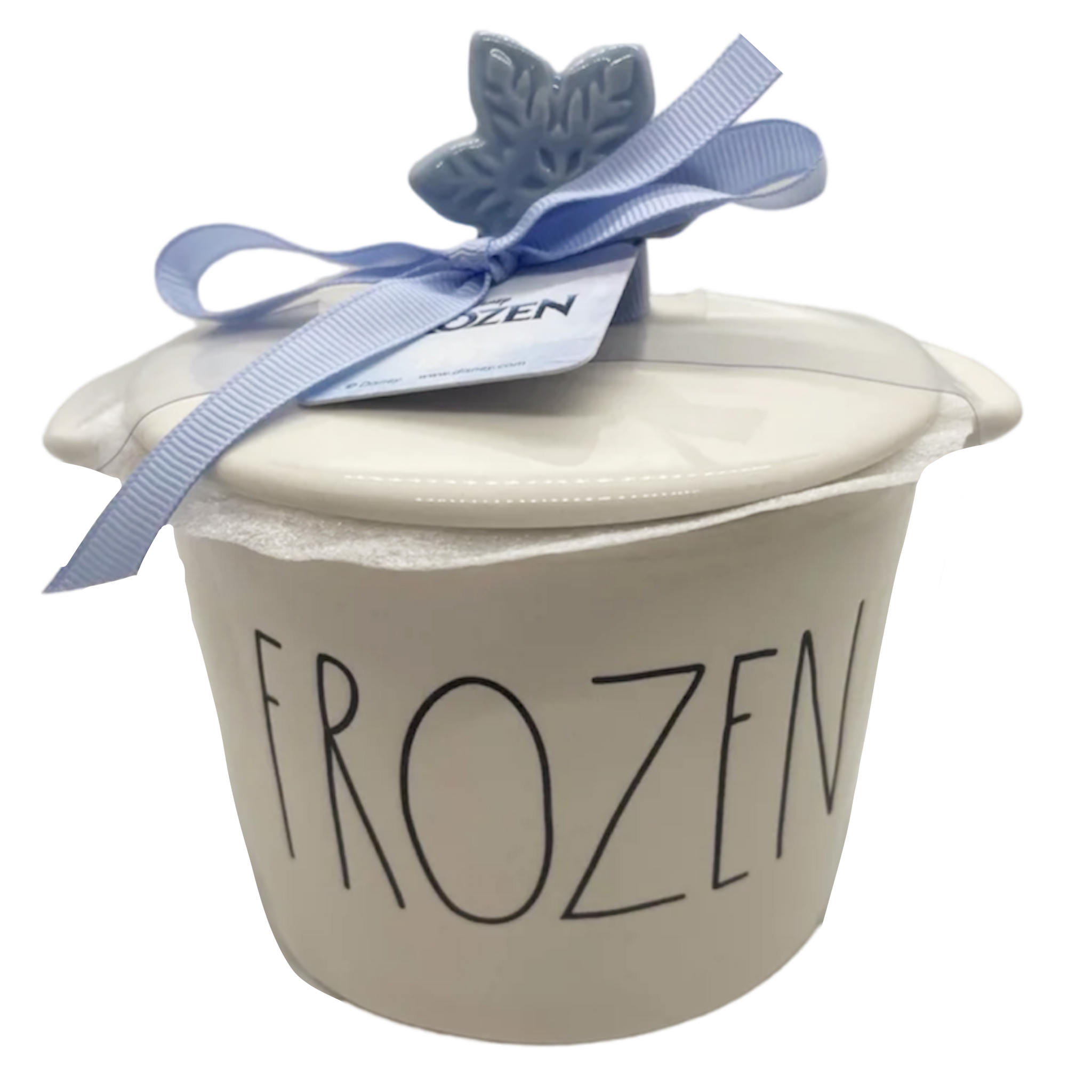 Rae Dunn’s Olaf blue “Worth Melting For” order canister