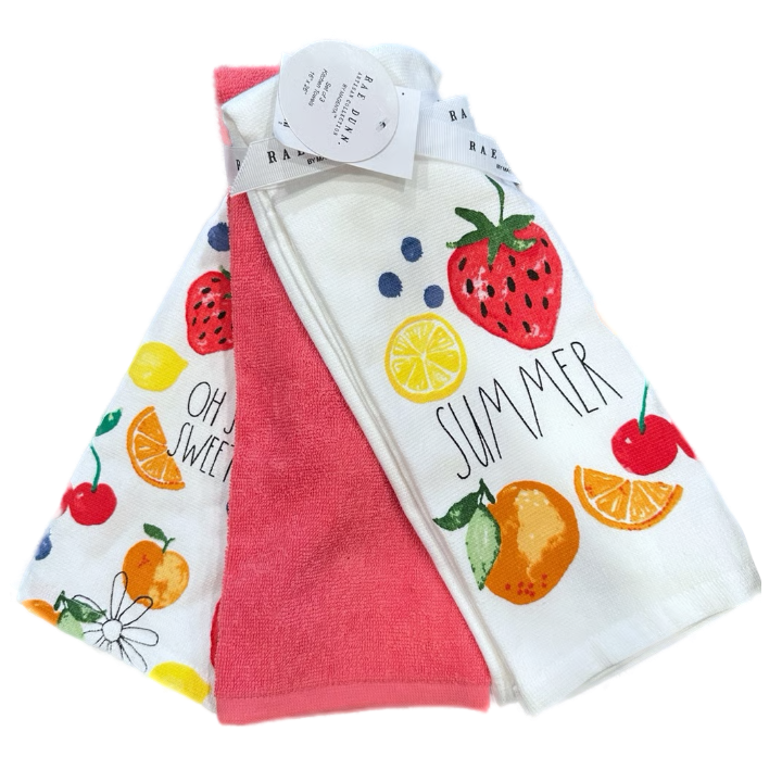 OH SO SWEET SUMMER Kitchen Towels