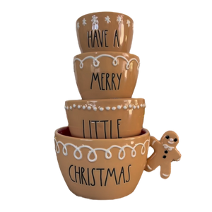 GINGERBREAD Teacup Measuring Cups