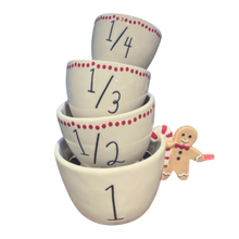 Load image into Gallery viewer, HANGING GINGERBREAD Teacup Measuring Cups
