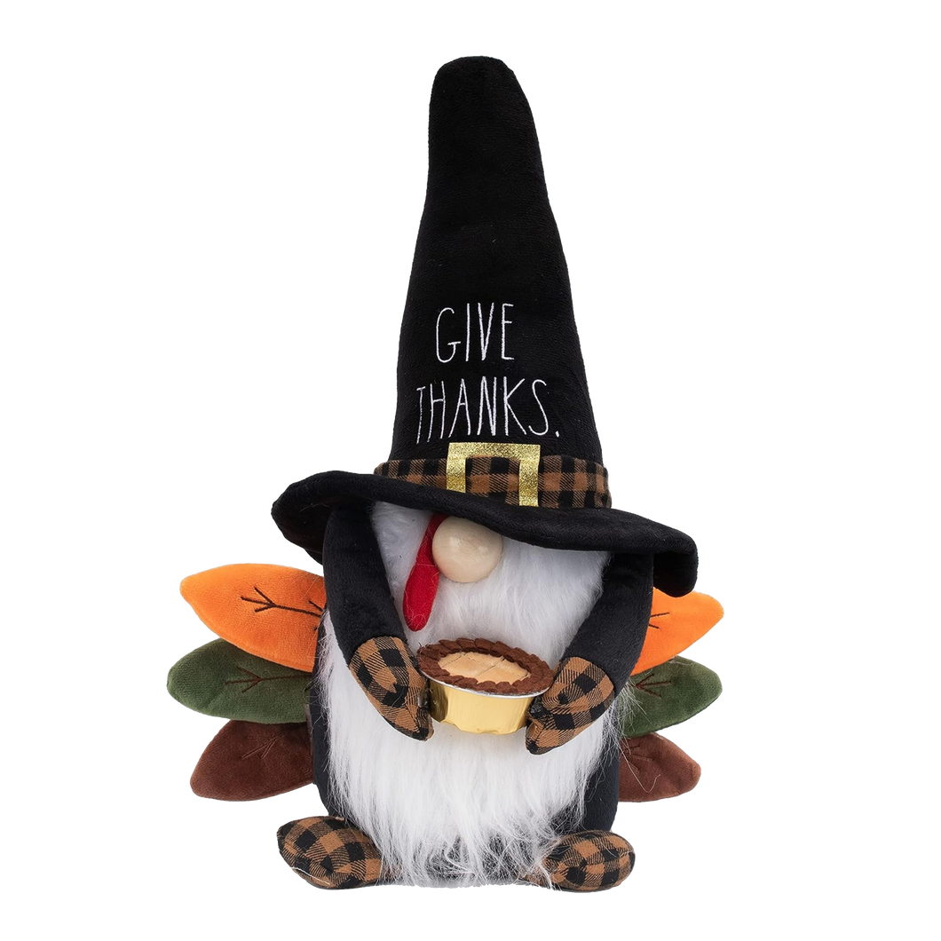 GIVE THANKS Plush Gnome