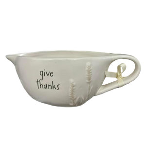 GIVE THANKS Gravy Boat