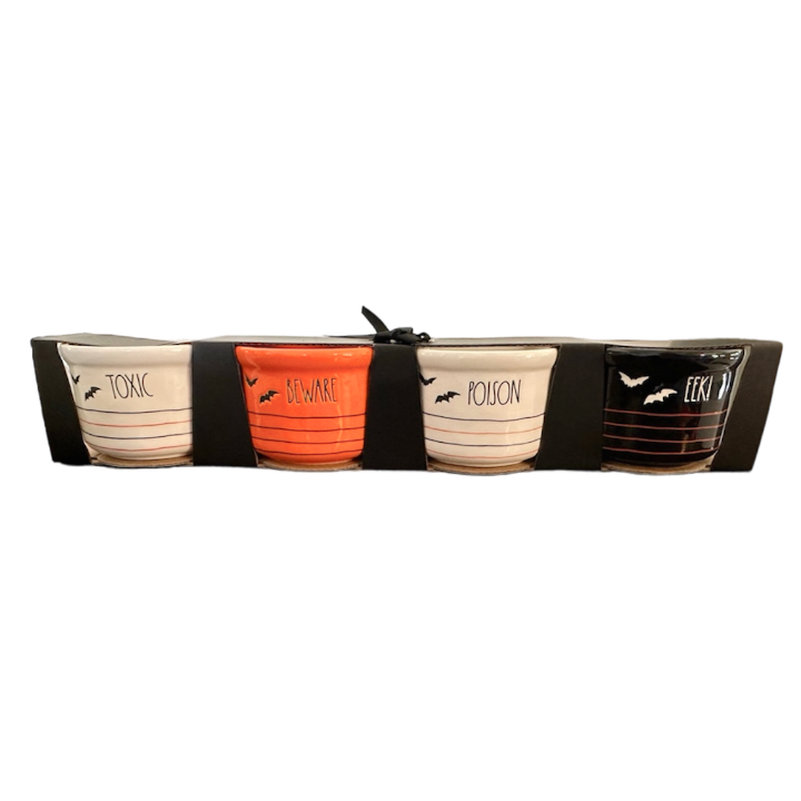 STRIPED HALLOWEEN Ramekin Set