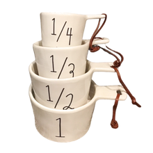 Load image into Gallery viewer, WHITE HANDLE &amp; STRAP Measuring Cups
