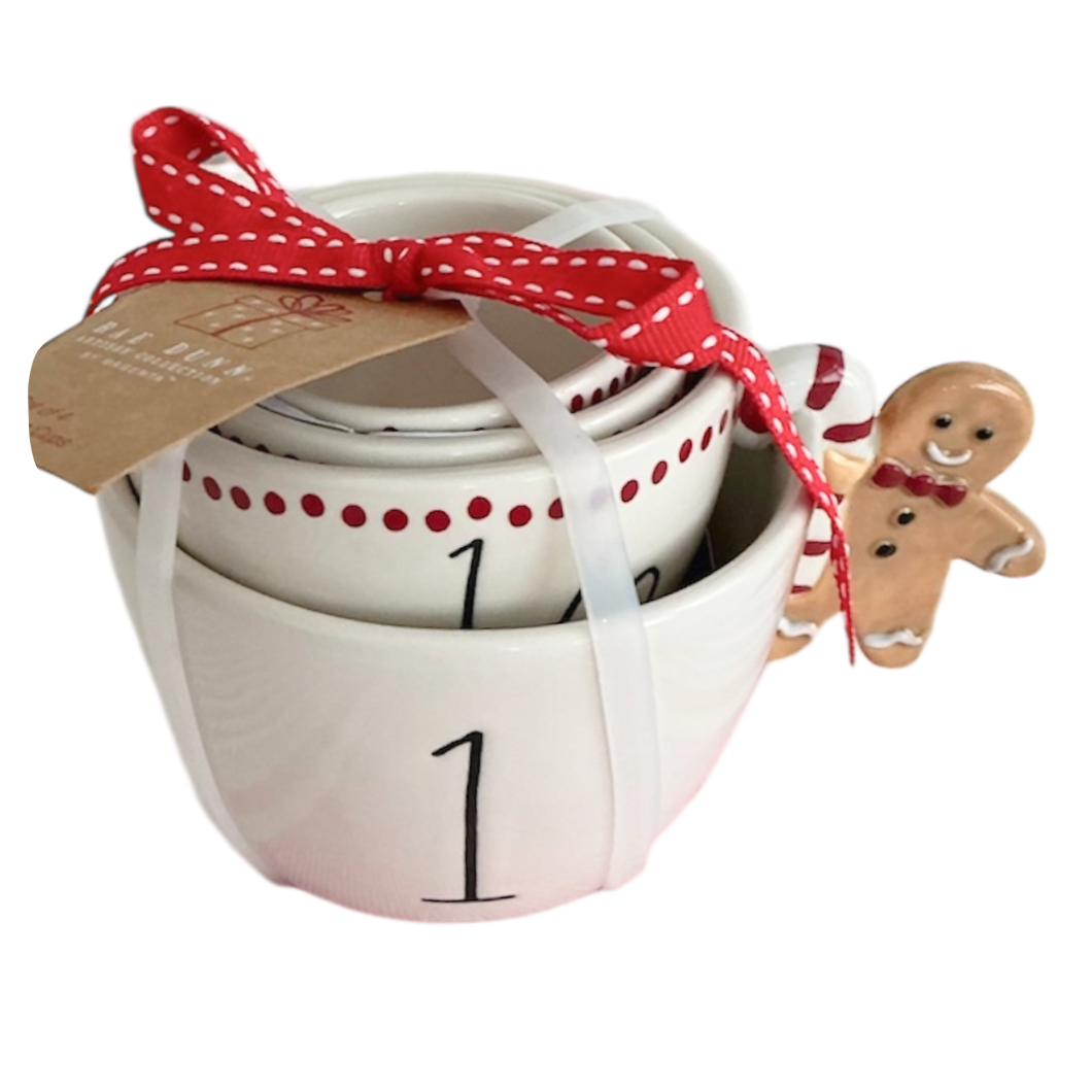 HANGING GINGERBREAD Teacup Measuring Cups