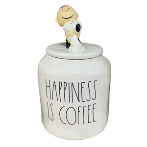 HAPPINESS IS COFFEE Canister