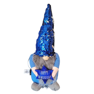 HAPPY HANUKKAH Plush Gnome