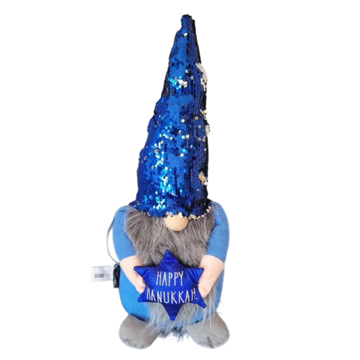 HAPPY HANUKKAH Plush Gnome