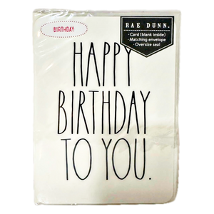 HAPPY BIRTHDAY TO YOU Card