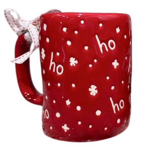 HO HO HO SNOW PRINT Mug ⟲