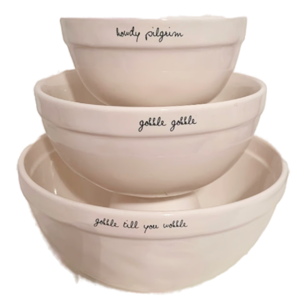 GOBBLE GOBBLE Mixing Bowl Set