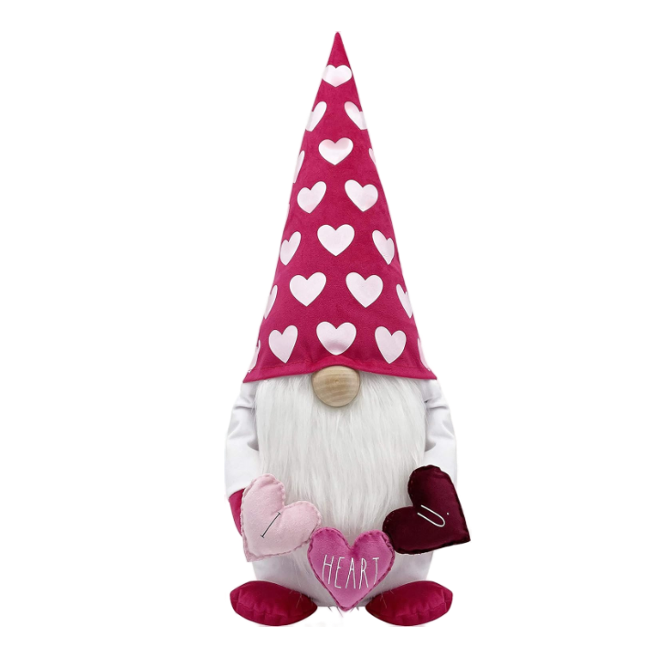 I HEART U Plush Gnome