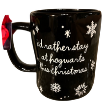 Load image into Gallery viewer, I&#39;D RATHER STAY AT HOGWARTS THIS CHRISTMAS Mug ⟲
