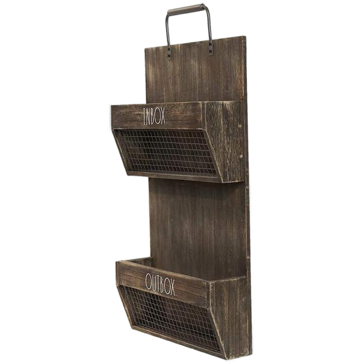 Rae Dunn INBOX & OUTBOX Wall File Holder – Dunn Directory
