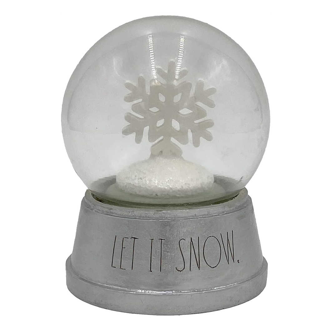 LET IT SNOW Globe