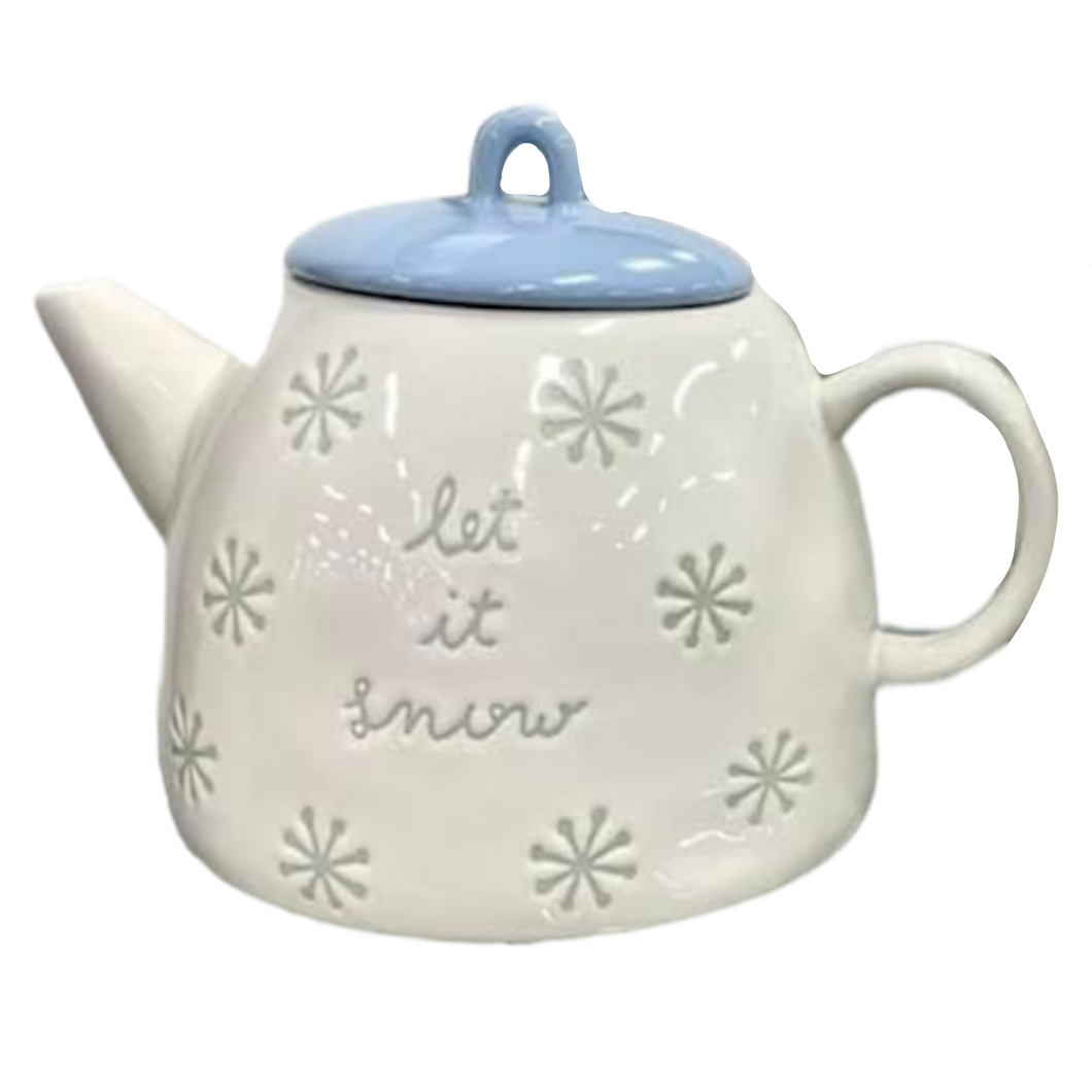 LET IT SNOW Tea Pot ⟲