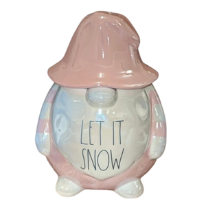 LET IT SNOW Gnome Canister