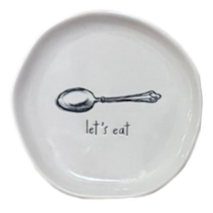 LET'S EAT Plate