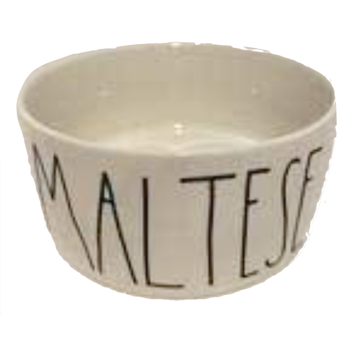 MALTESE Dog Bowl