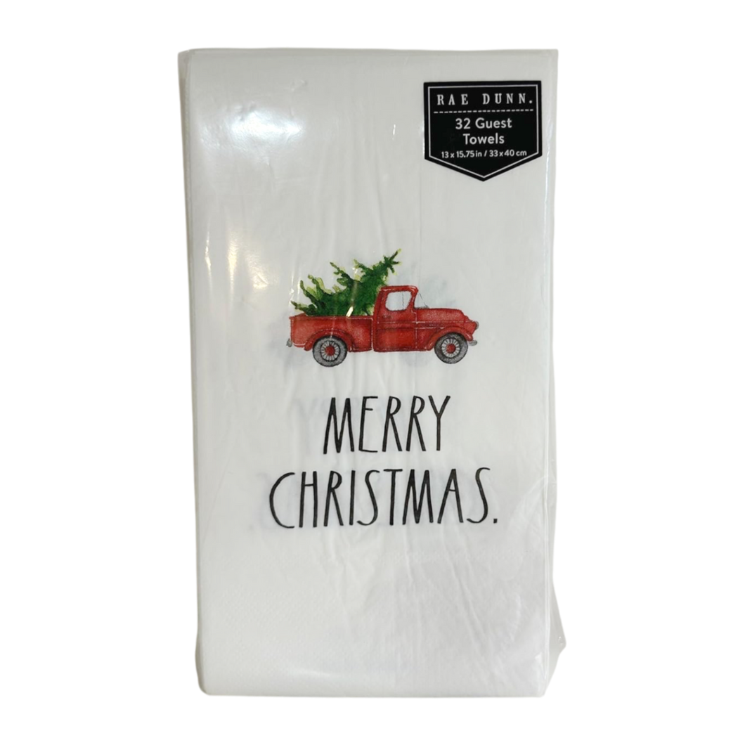 MERRY CHRISTMAS Guest Napkins
