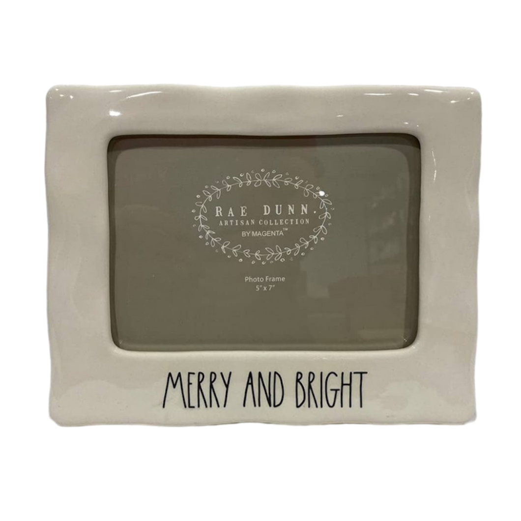 MERRY AND BRIGHT Picture Frame