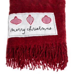 MERRY CHRISTMAS Plush Blanket