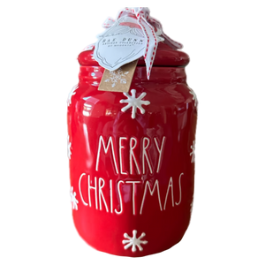 MERRY CHRISTMAS Canister